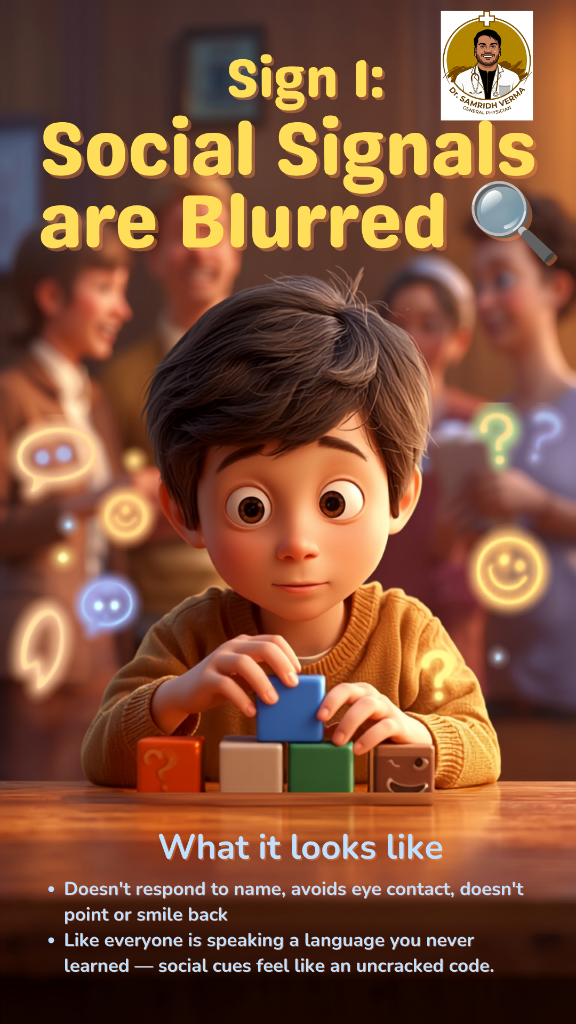 Sign 1: Social Signals Are Blurred - Early Signs of Autism in Children