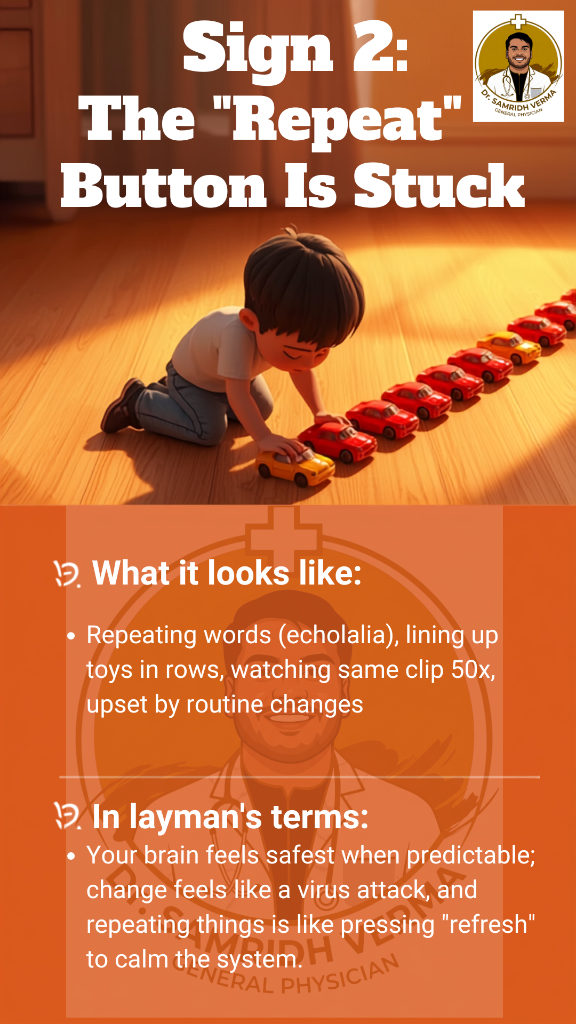 Sign 2: The Repeat Button Is Stuck - Repetitive Behaviors in Autism